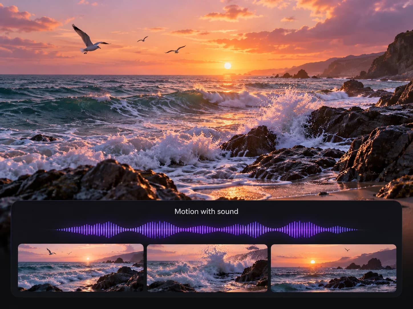 Grok Imagine 1.5 output with a native audio track